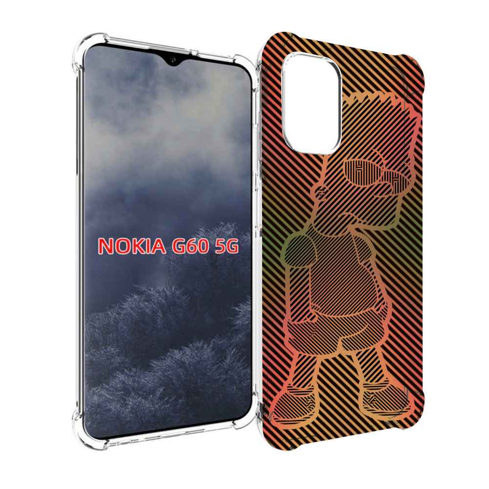 

Чехол MyPads Графический-Барт-Симпсон для Nokia G60 5G, Прозрачный, Tocco
