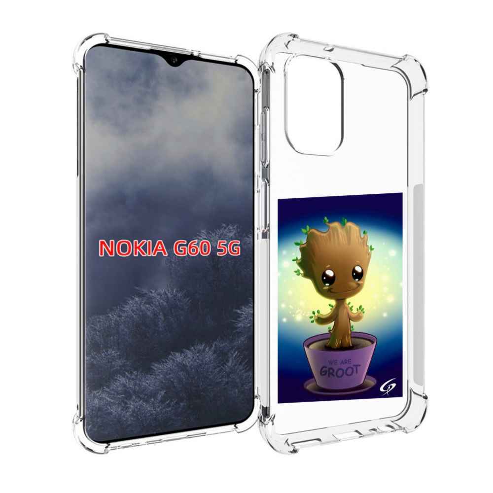 

Чехол MyPads Грут для Nokia G60 5G, Прозрачный, Tocco