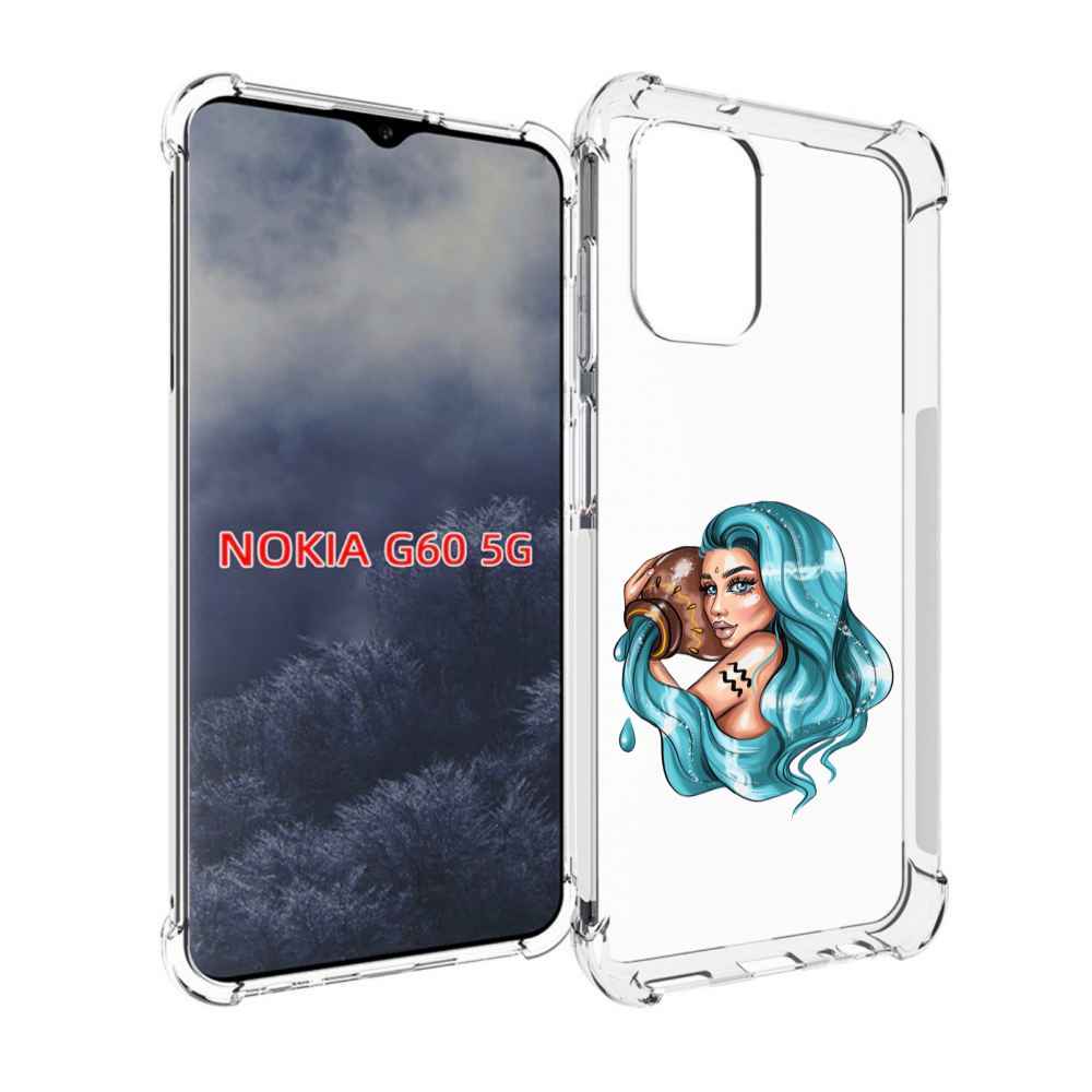 

Чехол MyPads Девушка-Водолей для Nokia G60 5G, Прозрачный, Tocco