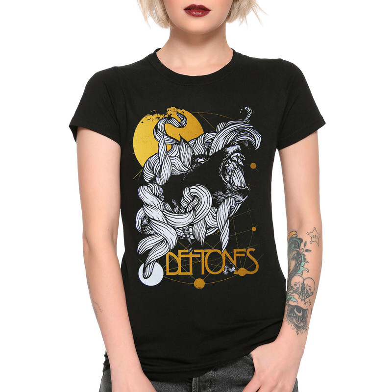 

Футболка женская DS Apparel Deftones 555967-1 черная M, Черный, Deftones 555967-1