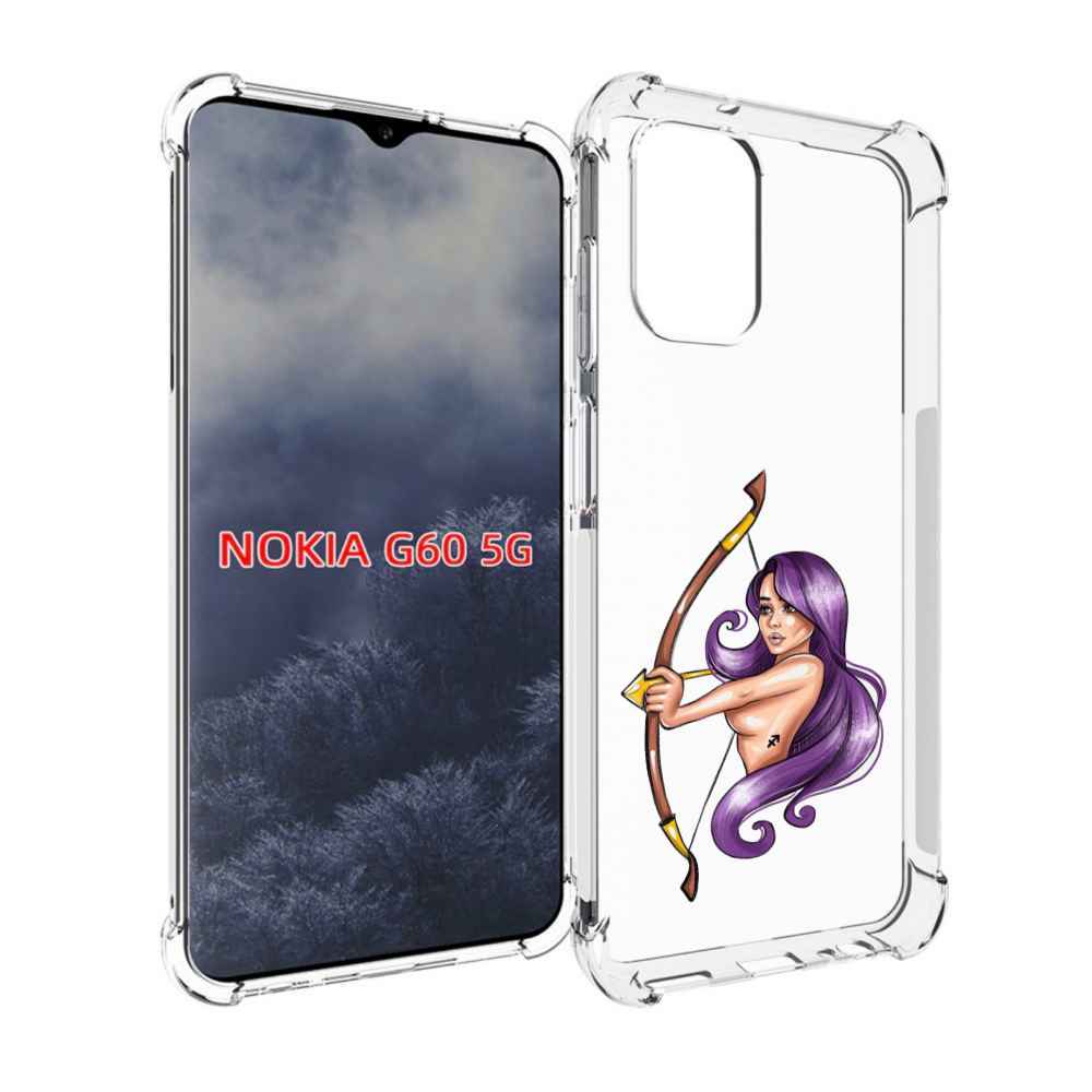 

Чехол MyPads Девушка-Стрелец женский для Nokia G60 5G, Прозрачный, Tocco