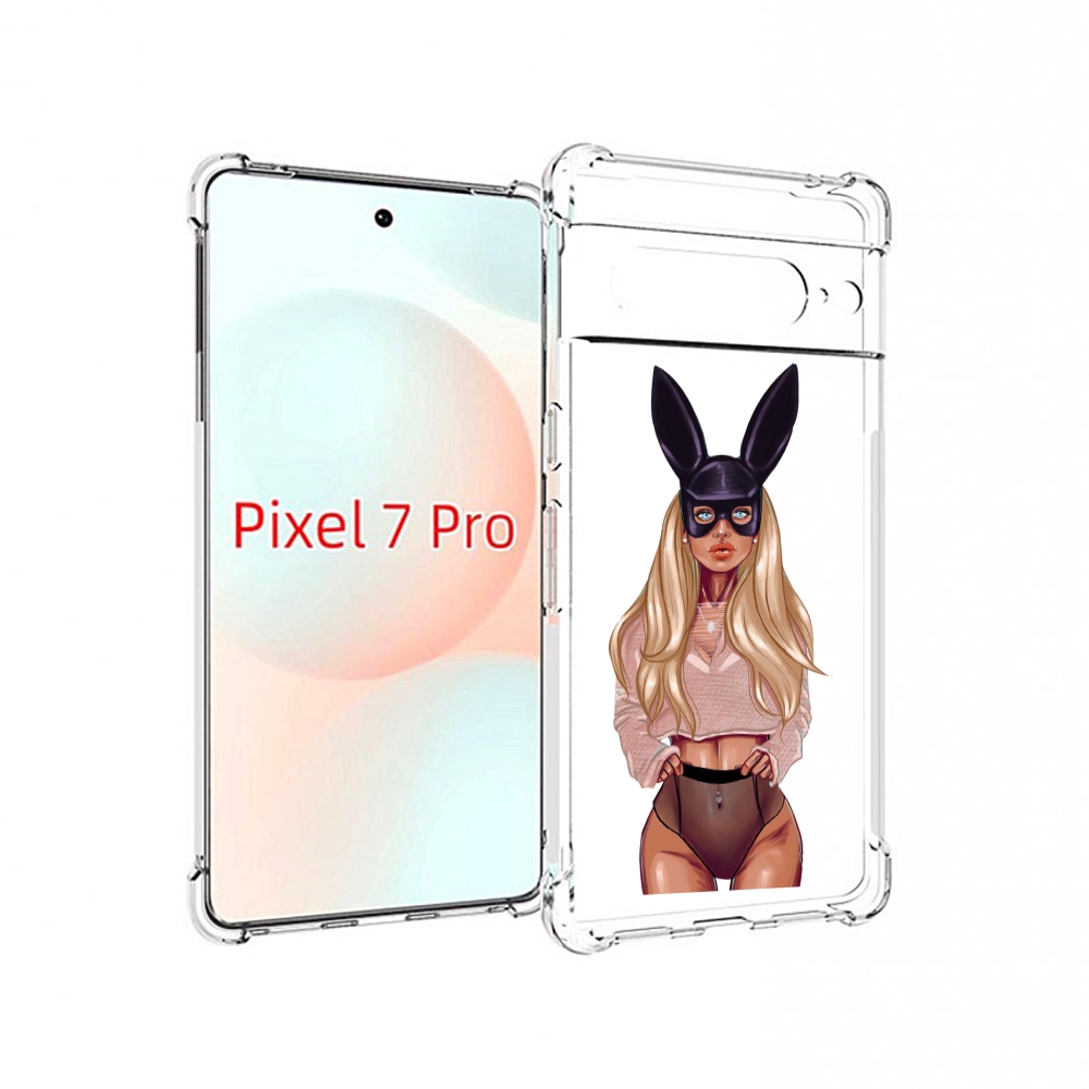 

Чехол Mypads Блондинка-С-Ушками Женский Для Google Pixel 7 Pro, Прозрачный, Tocco