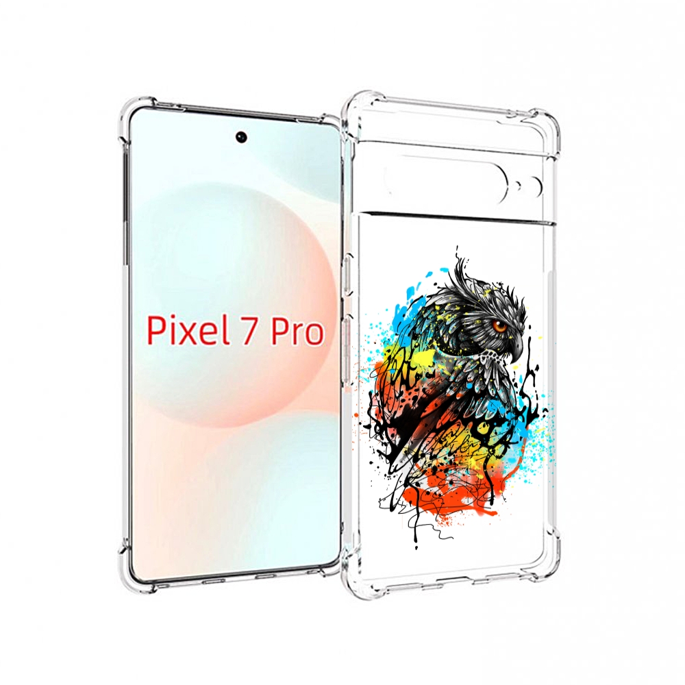 

Чехол Mypads Творческая Сова Для Google Pixel 7 Pro, Прозрачный, Tocco