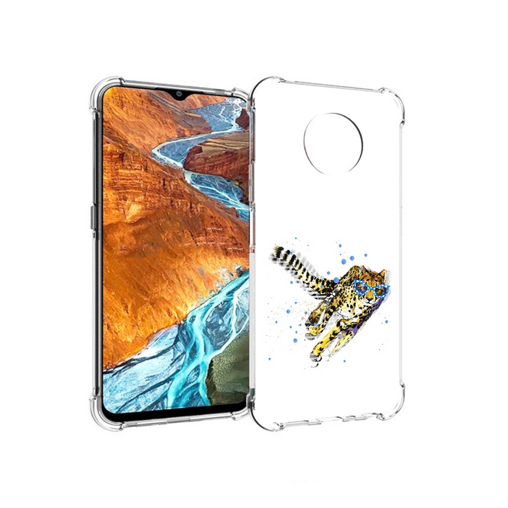 

Чехол MyPads Tocco для Nokia G300 гепард в очках (PT224563.108.287), Прозрачный, Tocco
