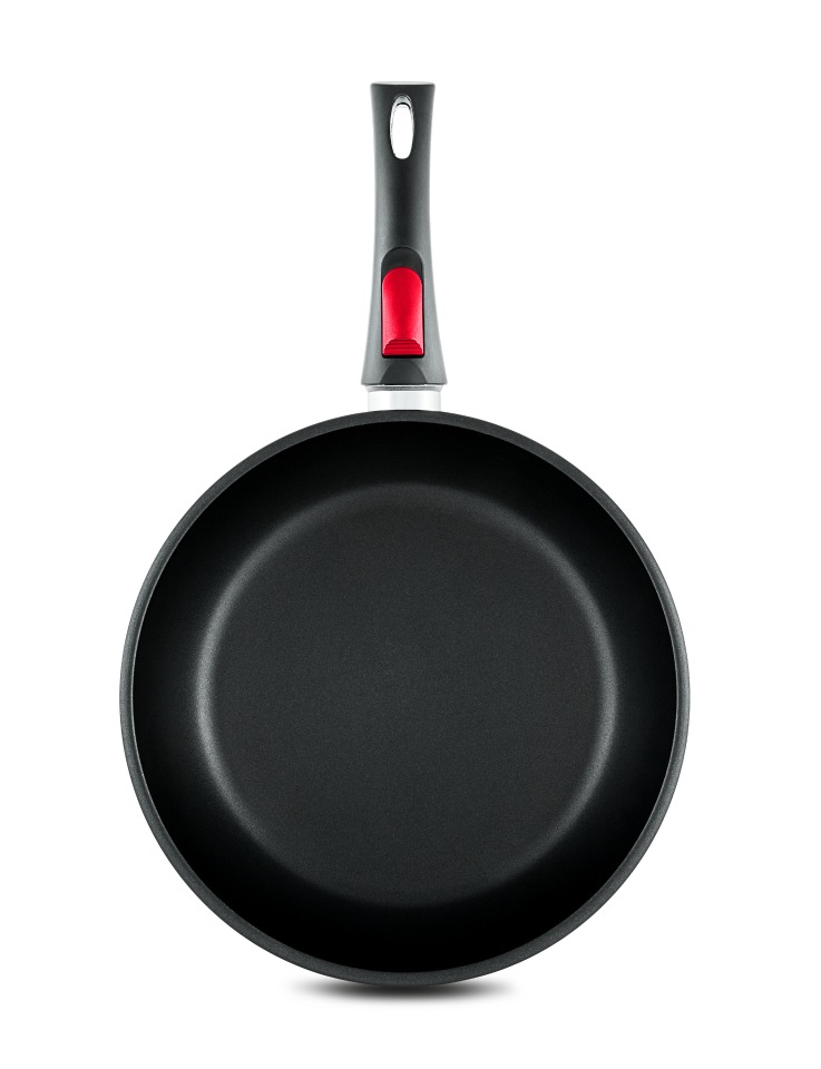Сковорода универсальная Нева-Металл Литая 22 см черный L08022i