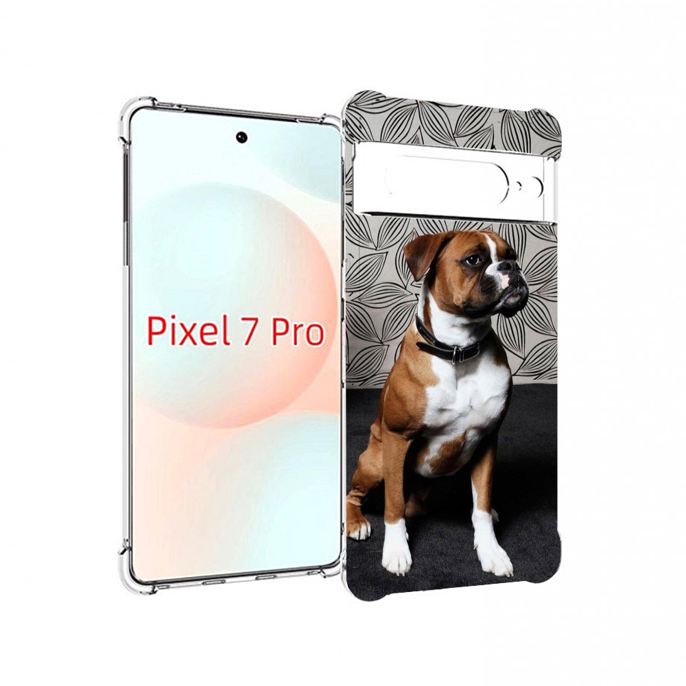 

Чехол Mypads Боксер Собака Для Google Pixel 7 Pro, Прозрачный, Tocco