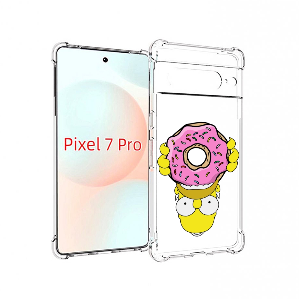 

Чехол Mypads Большой-Пончик Для Google Pixel 7 Pro, Прозрачный, Tocco