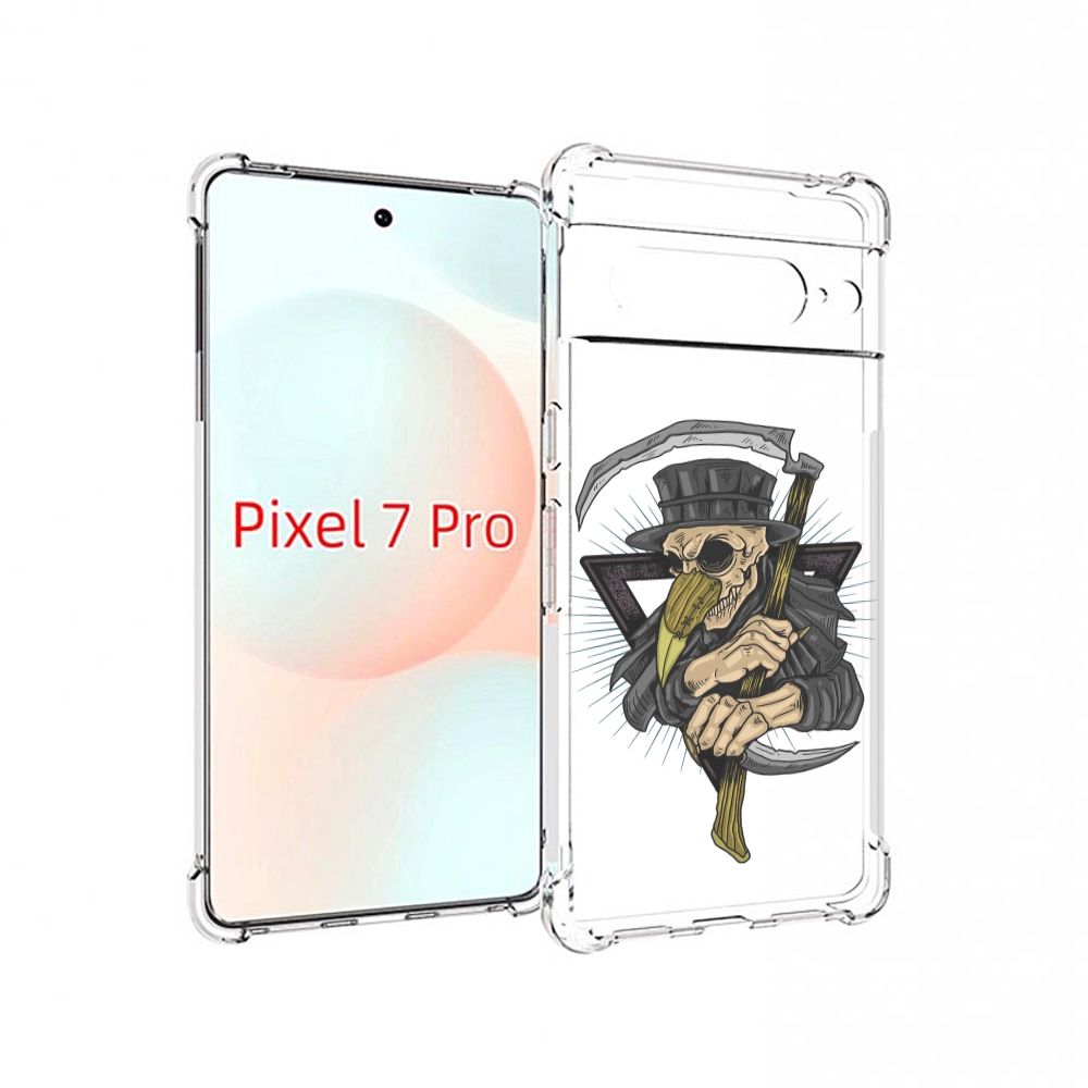 

Чехол Mypads Борец-С-Чумой Для Google Pixel 7 Pro, Прозрачный, Tocco