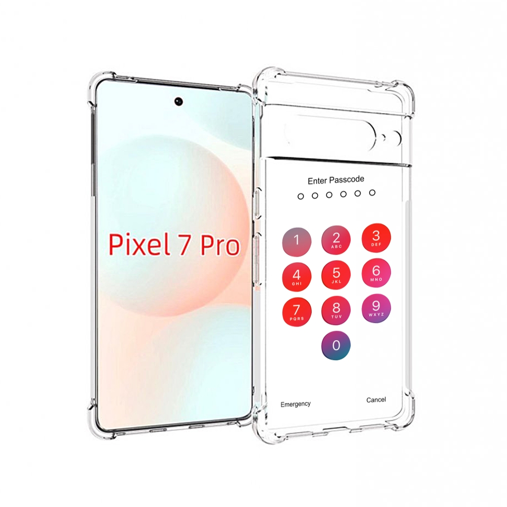 

Чехол Mypads Введите-Пароль Для Google Pixel 7 Pro, Прозрачный, Tocco