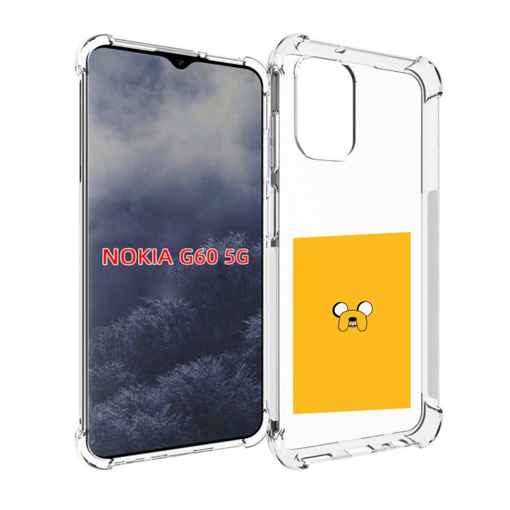 

Чехол MyPads Джейк-время-приключений для Nokia G60 5G, Прозрачный, Tocco