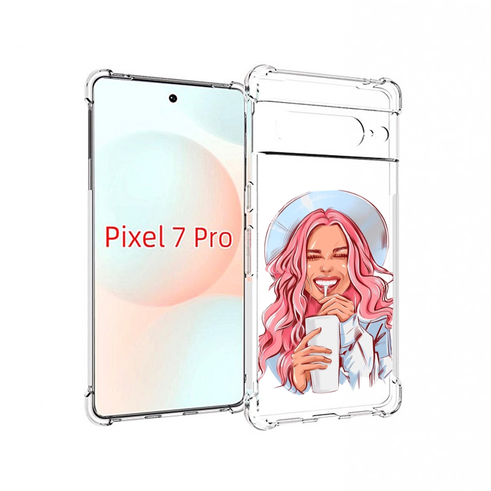 

Чехол Mypads Веселая-Девушка-Модель Женский Для Google Pixel 7 Pro, Прозрачный, Tocco