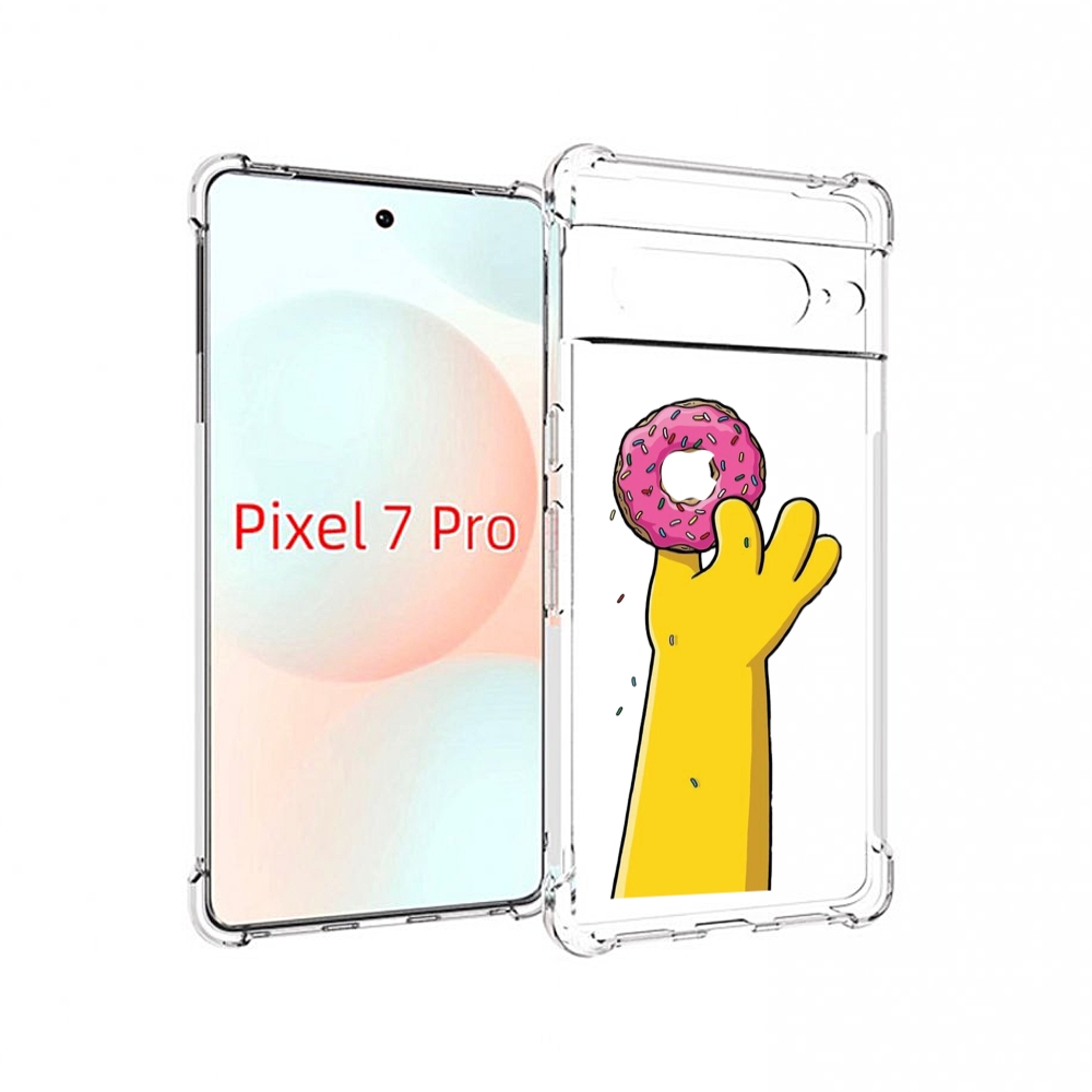 

Чехол Mypads Вкусный-Пончик Для Google Pixel 7 Pro, Прозрачный, Tocco