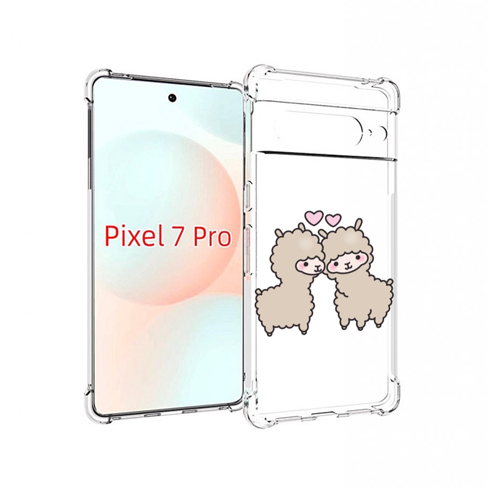 

Чехол Mypads Влюбленные-Барашки Для Google Pixel 7 Pro, Прозрачный, Tocco