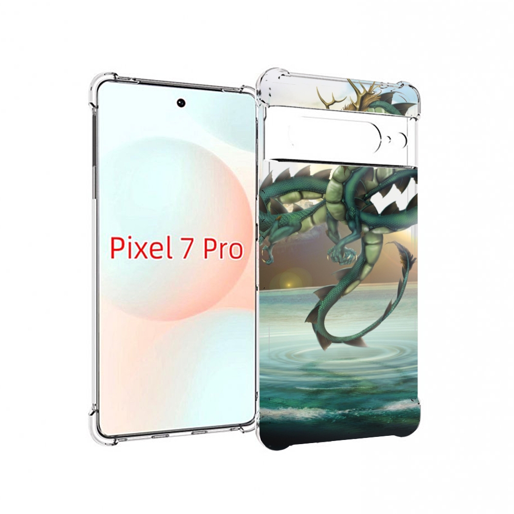 

Чехол Mypads Водяной-Дракон Для Google Pixel 7 Pro, Прозрачный, Tocco