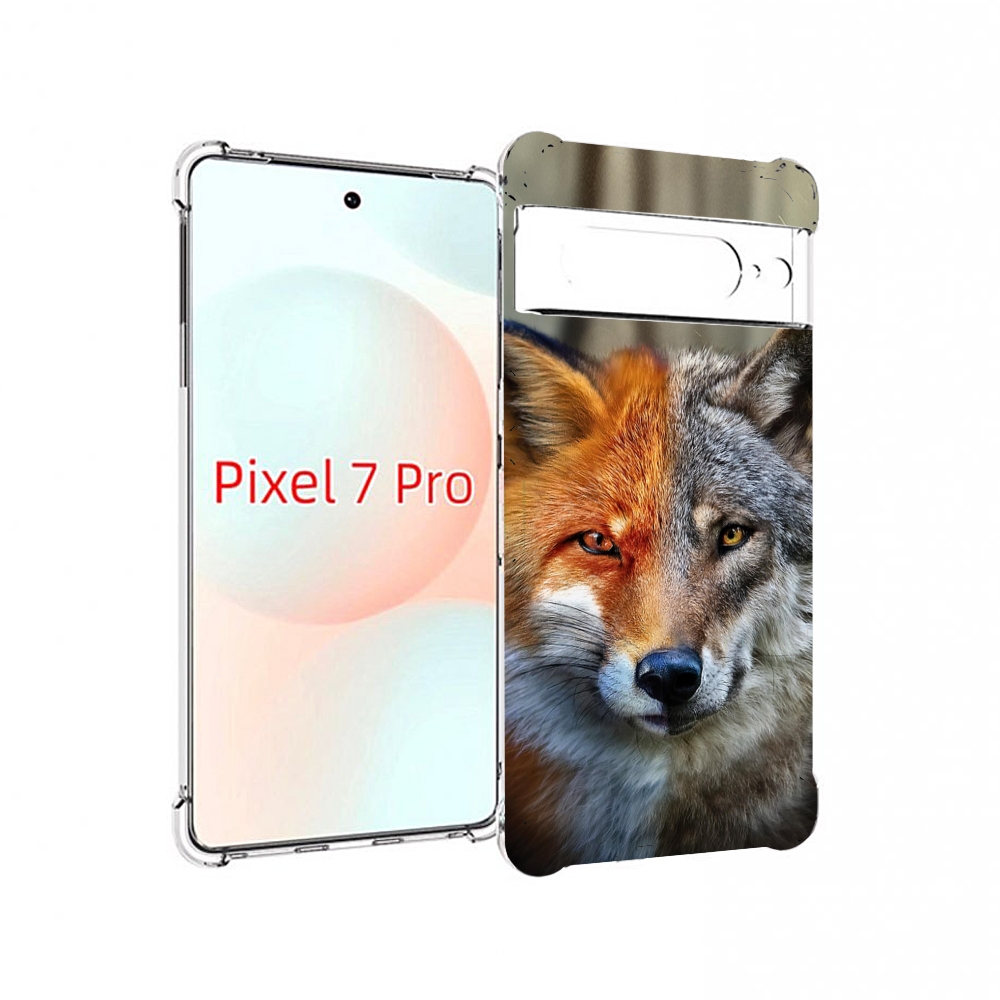 

Чехол Mypads Волк-Лиса Для Google Pixel 7 Pro, Прозрачный, Tocco