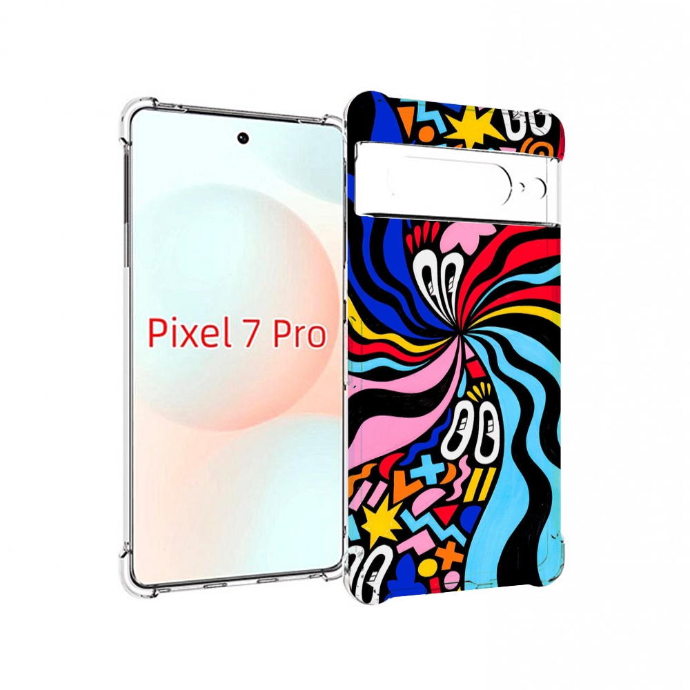 

Чехол Mypads Волнистая-Абстракция Для Google Pixel 7 Pro, Прозрачный, Tocco