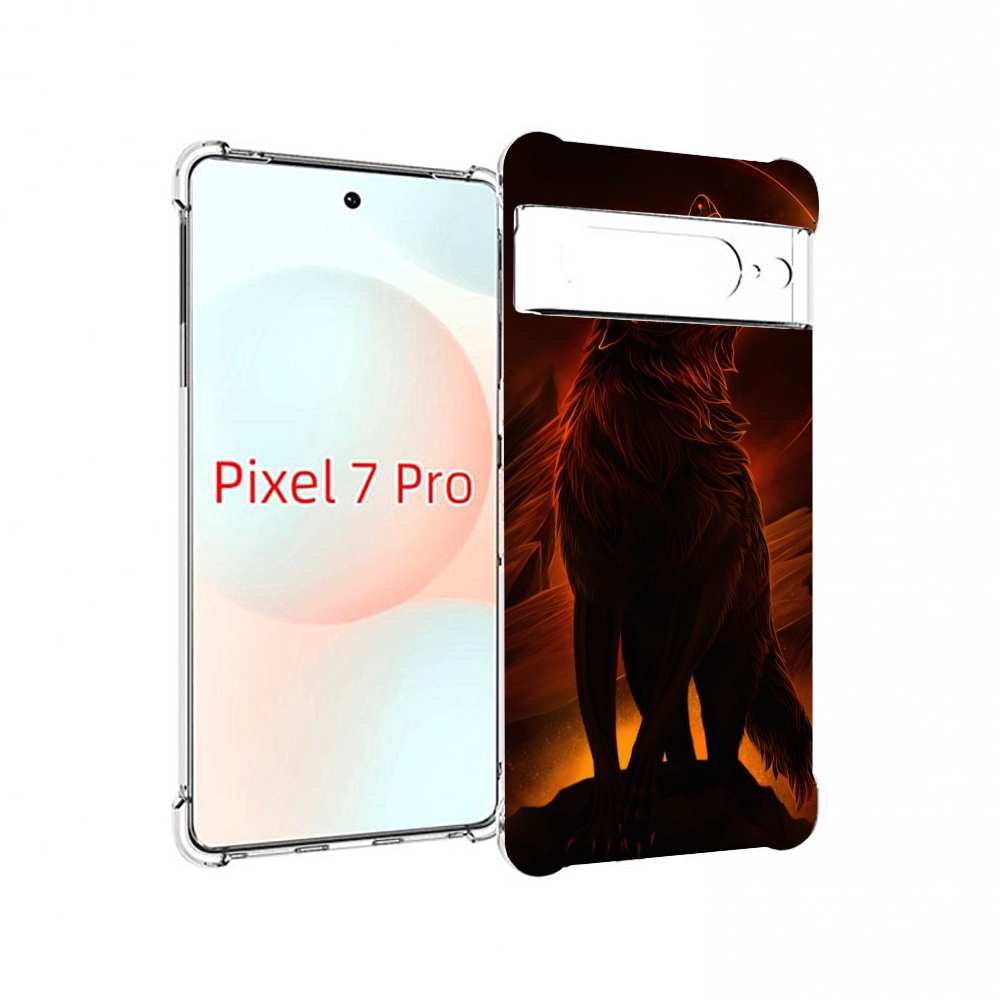 

Чехол Mypads Волчара С Огнем Внутри Для Google Pixel 7 Pro, Прозрачный, Tocco