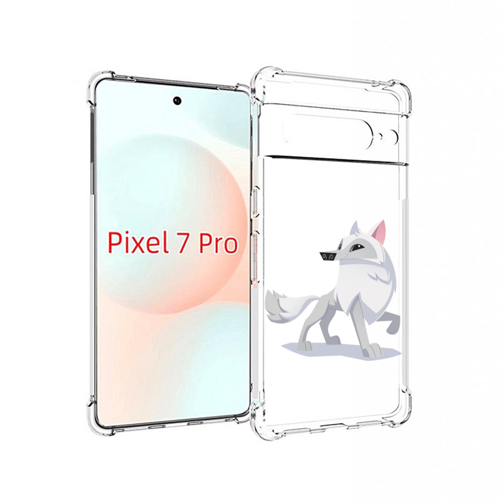 

Чехол Mypads Волчок-Серый Для Google Pixel 7 Pro, Прозрачный, Tocco