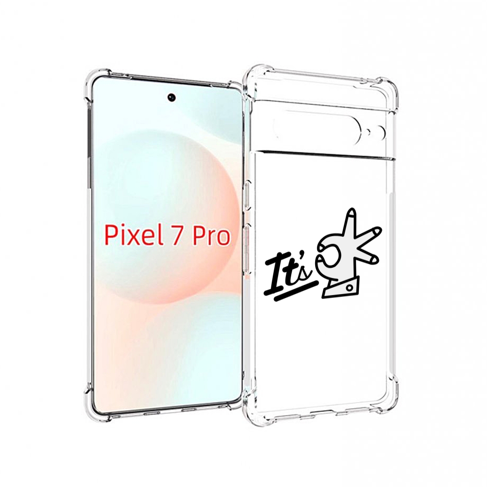 

Чехол Mypads Все-Ок Для Google Pixel 7 Pro, Прозрачный, Tocco