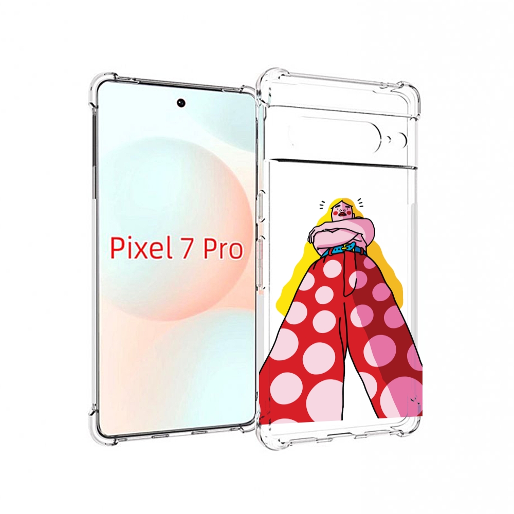 

Чехол Mypads Высокая-Девушка Для Google Pixel 7 Pro, Прозрачный, Tocco