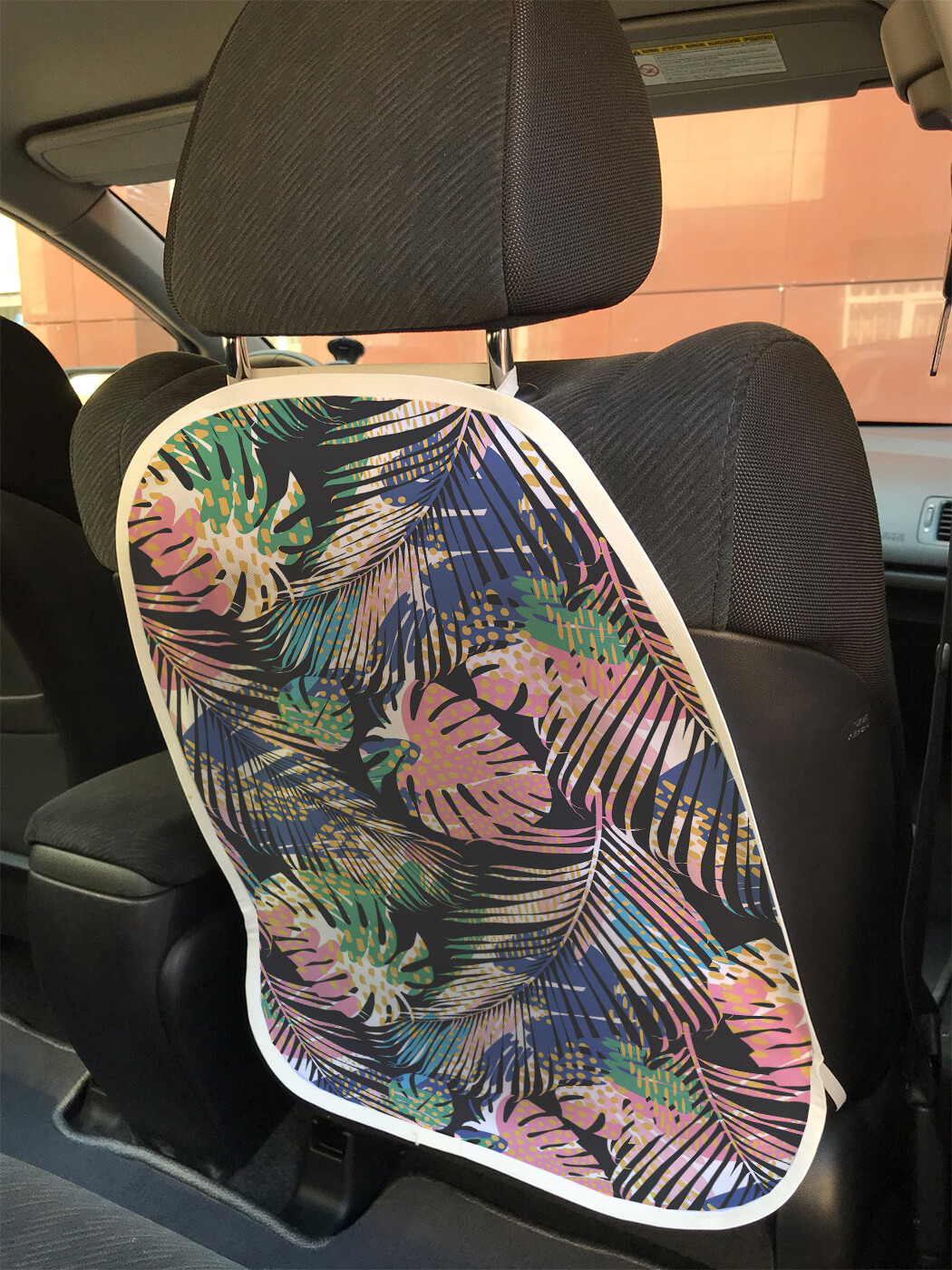 

Накидка на спинку сиденья JoyArty Листья пальмы и цветные узоры, 45х62, Листья пальмы и цветные узоры