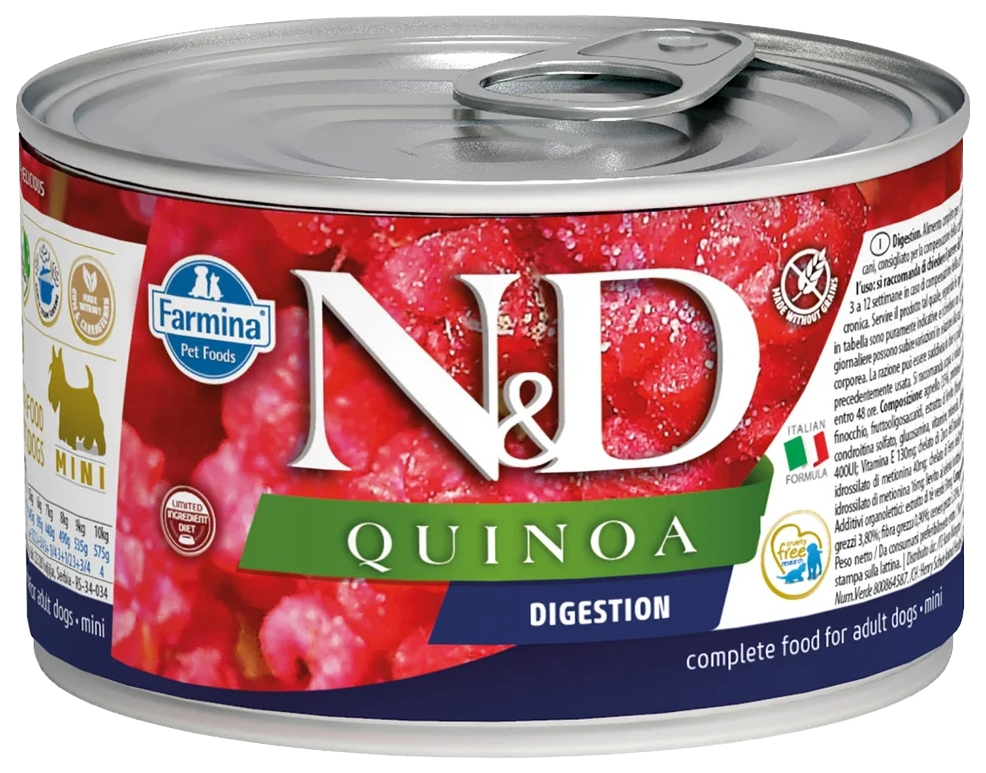 

Консервы для собак Farmina N&D Quinoa Digestion, 140 г