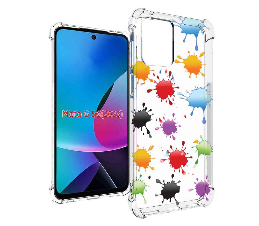 

Чехол MyPads кляксы для MOTO G 5G 2023, Tocco