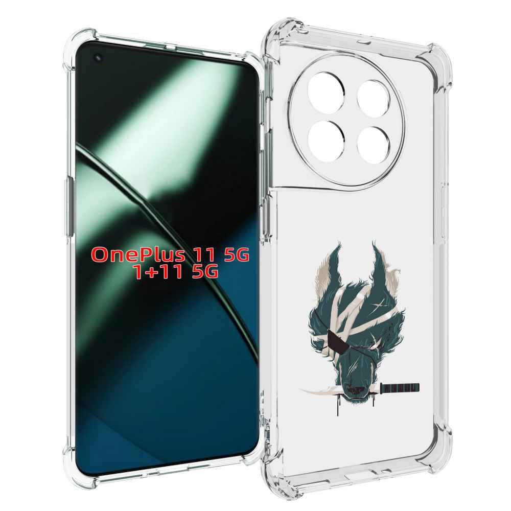 

Чехол MyPads волк-разбойник для OnePlus 11, Прозрачный, Tocco