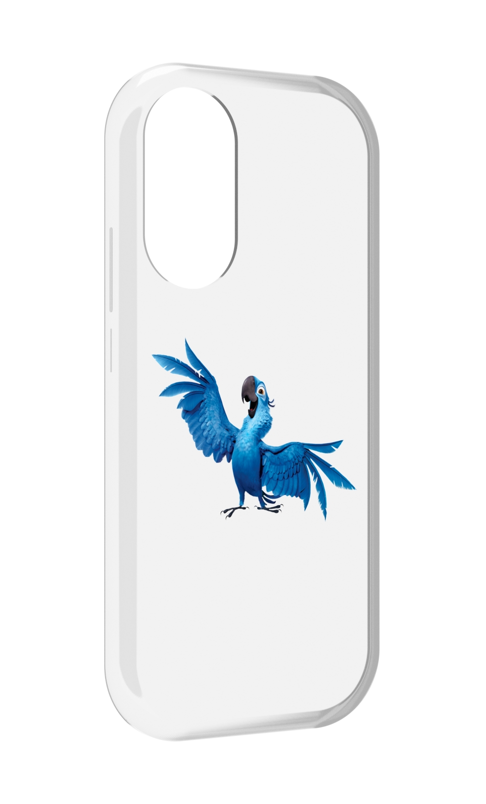 

Чехол MyPads голубой-попугайчик для Honor X7, Прозрачный, Tocco