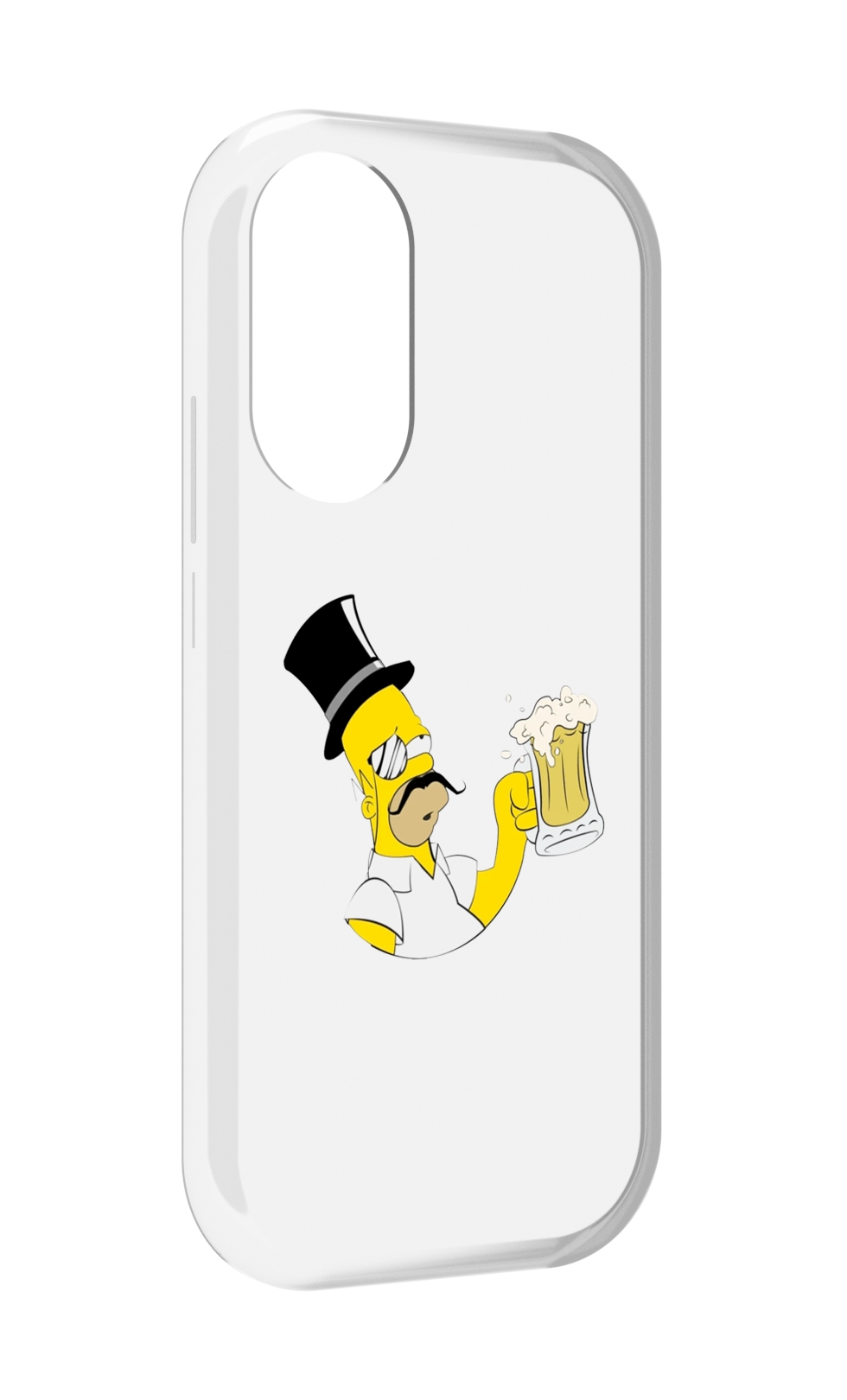 

Чехол MyPads гомер-с-напитком для Honor X7, Прозрачный, Tocco