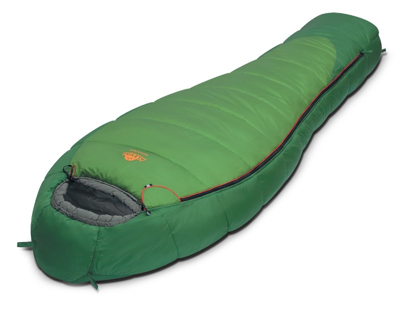 Спальный мешок Alexika Mountain зеленый, правый