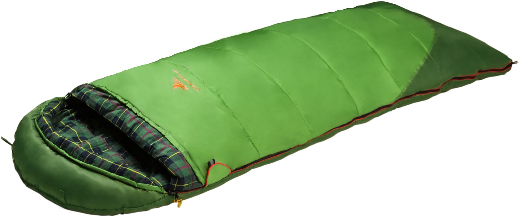 Спальный мешок Alexika Siberia Compact Plus зеленый, левый