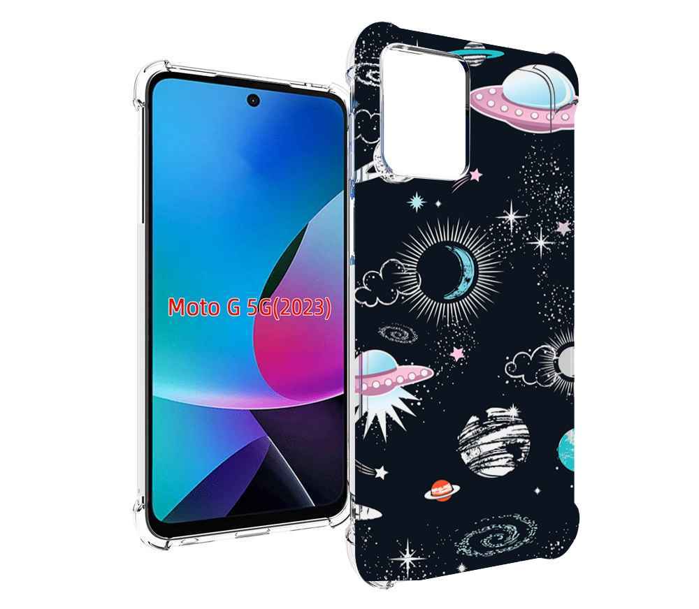 

Чехол MyPads космос-мини-картинки для MOTO G 5G 2023, Tocco
