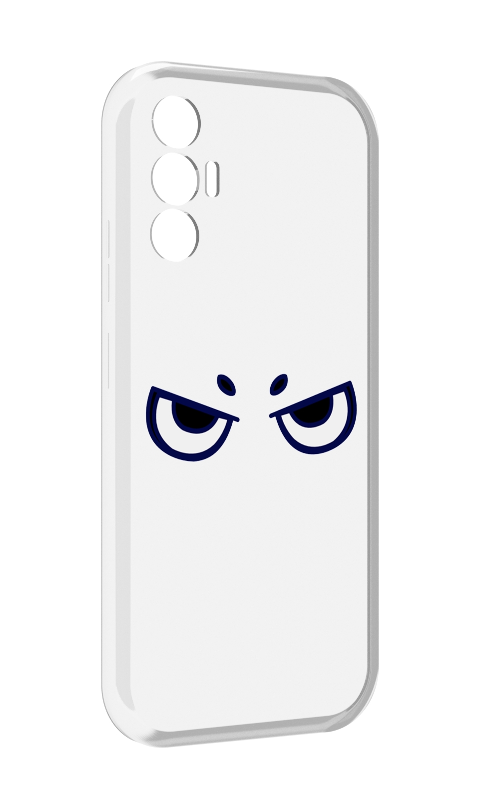 

Чехол MyPads злые-глазки для Tecno Pova 3, Прозрачный, Tocco