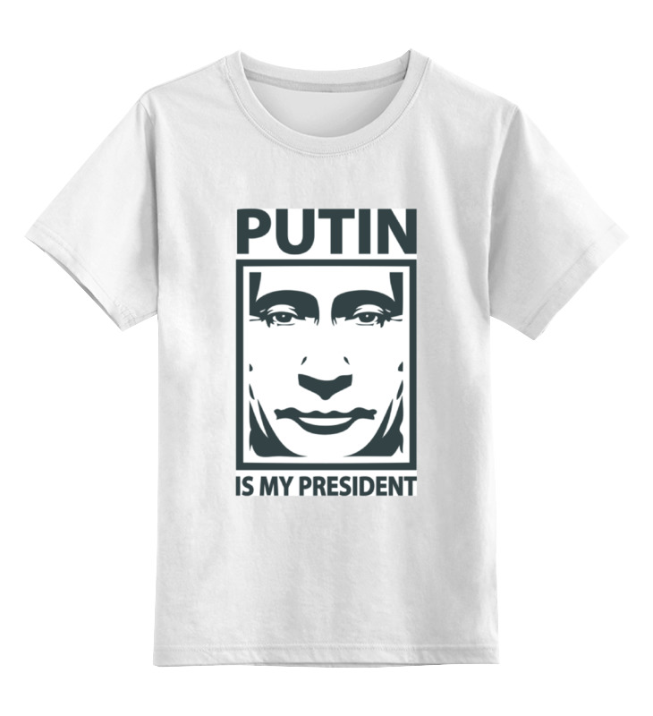 

Футболка детская Printio Путин цв. белый р. 164, Путин
