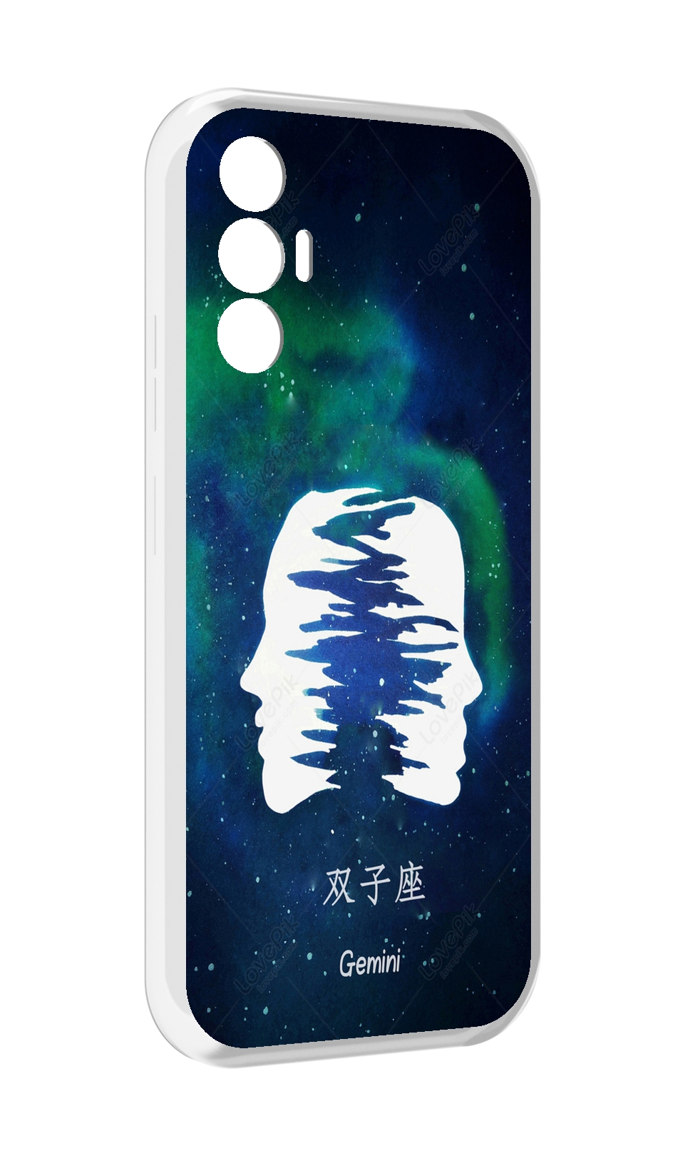 

Чехол MyPads знак зодиака близнецы 6 для Tecno Pova 3, Прозрачный, Tocco