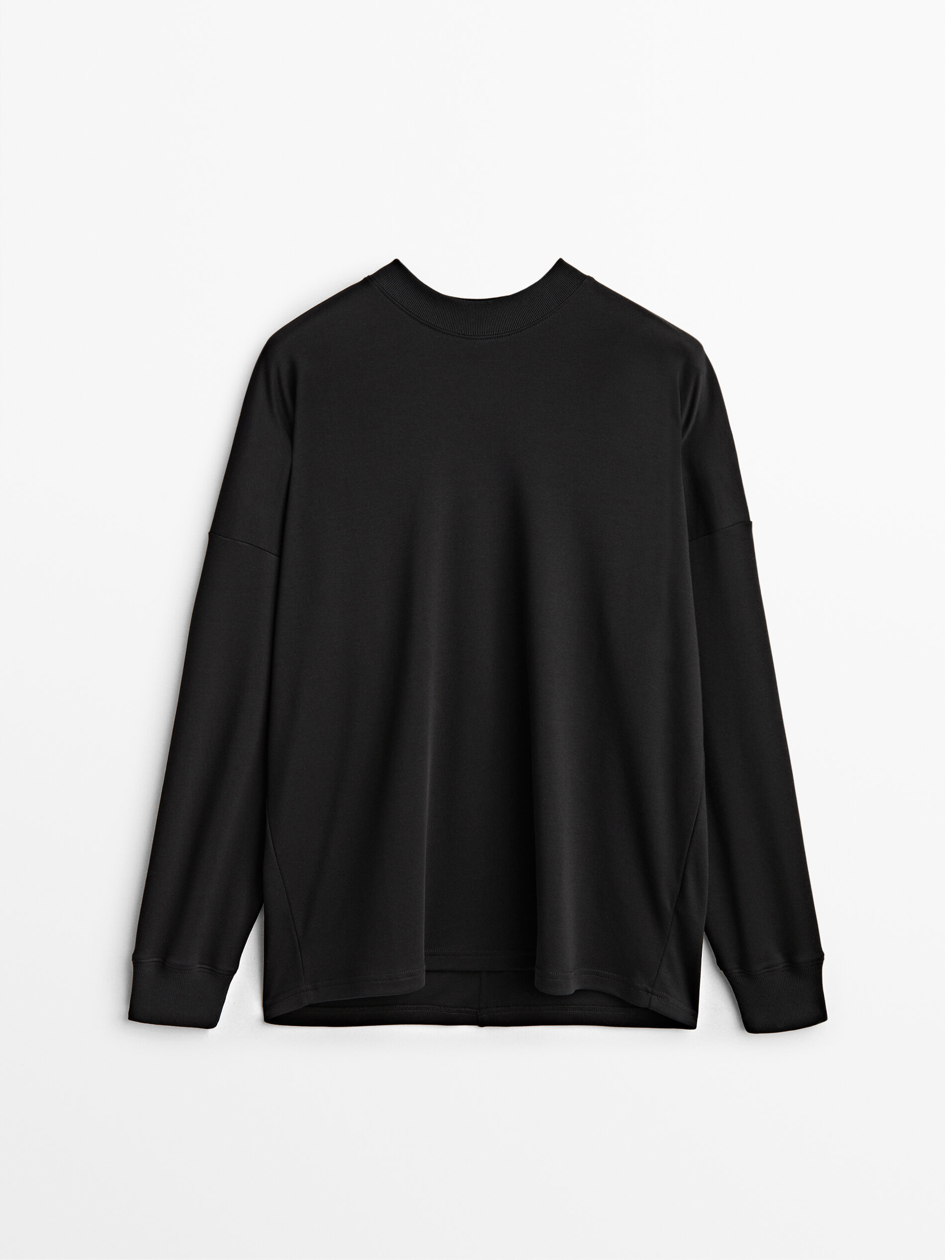

Свитшот женский Massimo Dutti 06882905800 черный XS, 06882905800