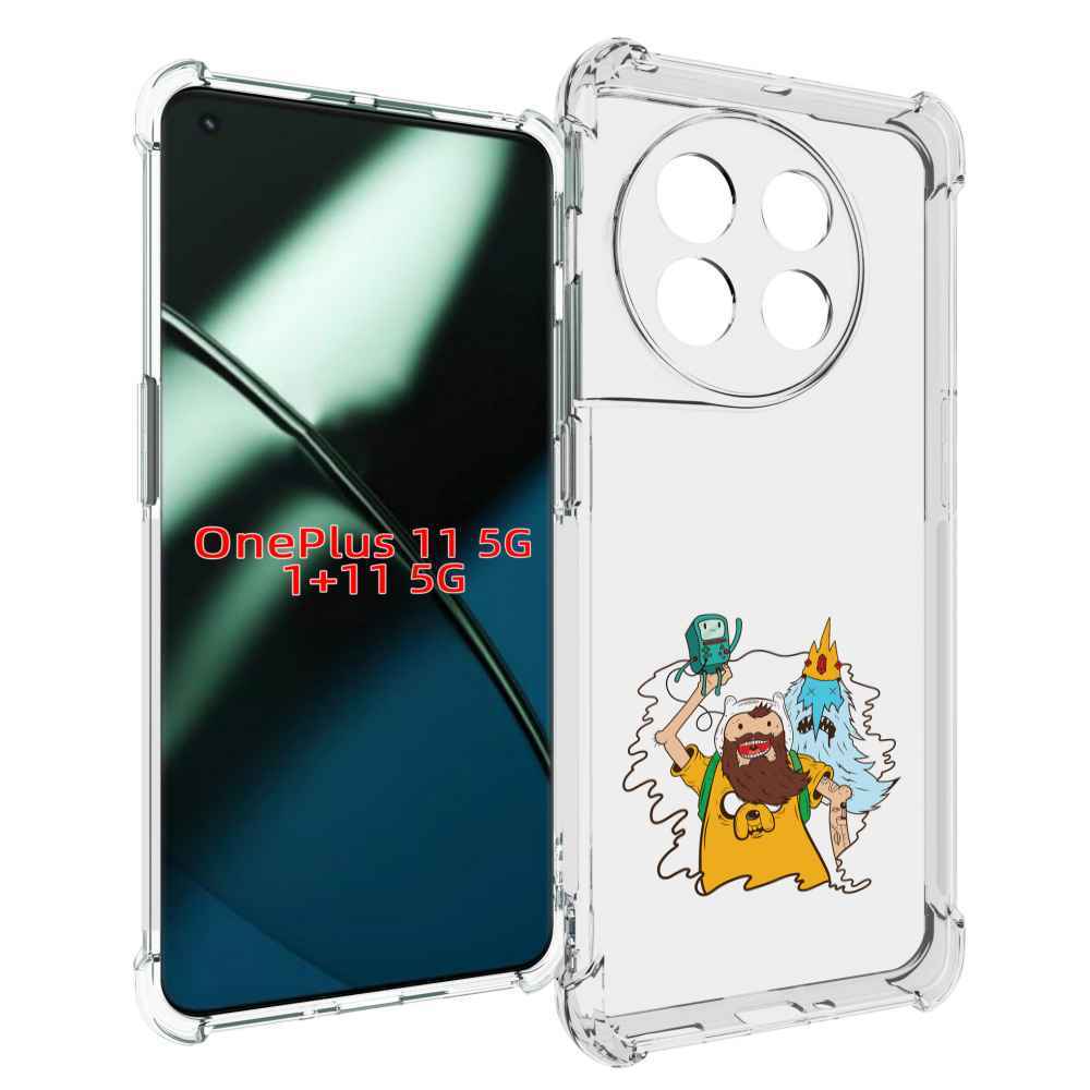 

Чехол MyPads время приключений старый Финн для OnePlus 11, Прозрачный, Tocco