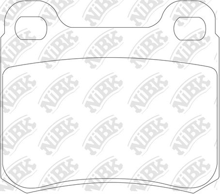 

Колодки Зад.Меrсеdеs W124/W201/W202 Wvа20687 NIBK pn0005