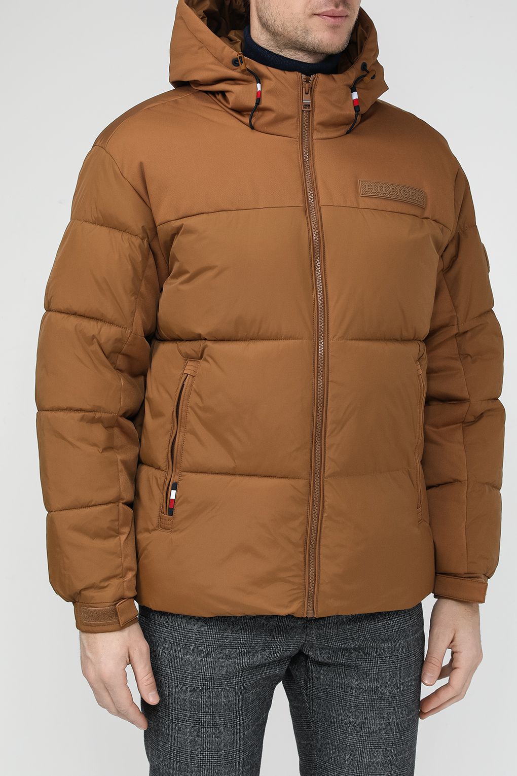 

Куртка мужская Tommy Hilfiger MW0MW32771 коричневая M, Коричневый, MW0MW32771