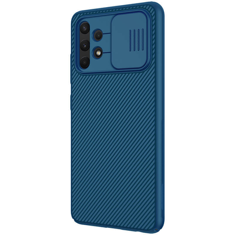 фото Накладка nillkin camshield case с защитой камеры для samsung galaxy a32 (синий)