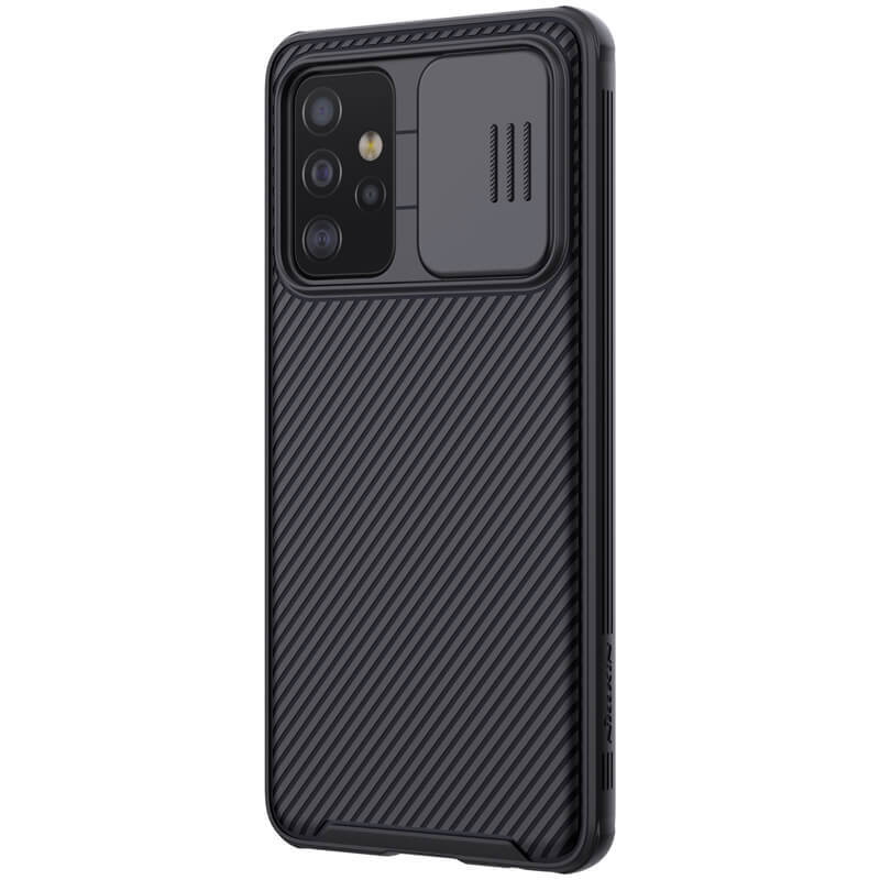 Накладка Nillkin CamShield Pro Case с защитой камеры для Samsung Galaxy A52 (черный)