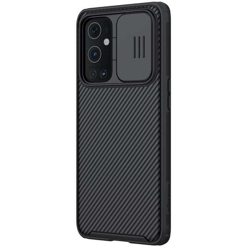 фото Накладка nillkin camshield pro case с защитой камеры для oneplus 9 pro (черный)