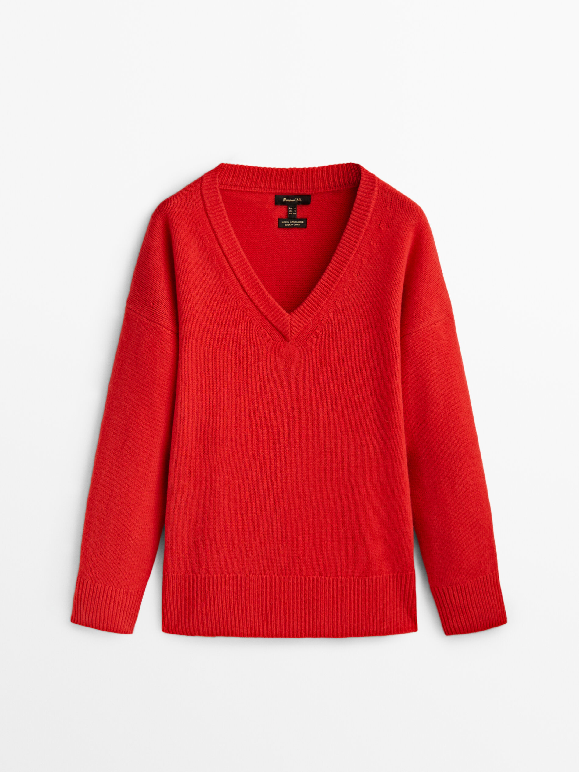 

Пуловер женский Massimo Dutti 05725660675 красный XS, 05725660675
