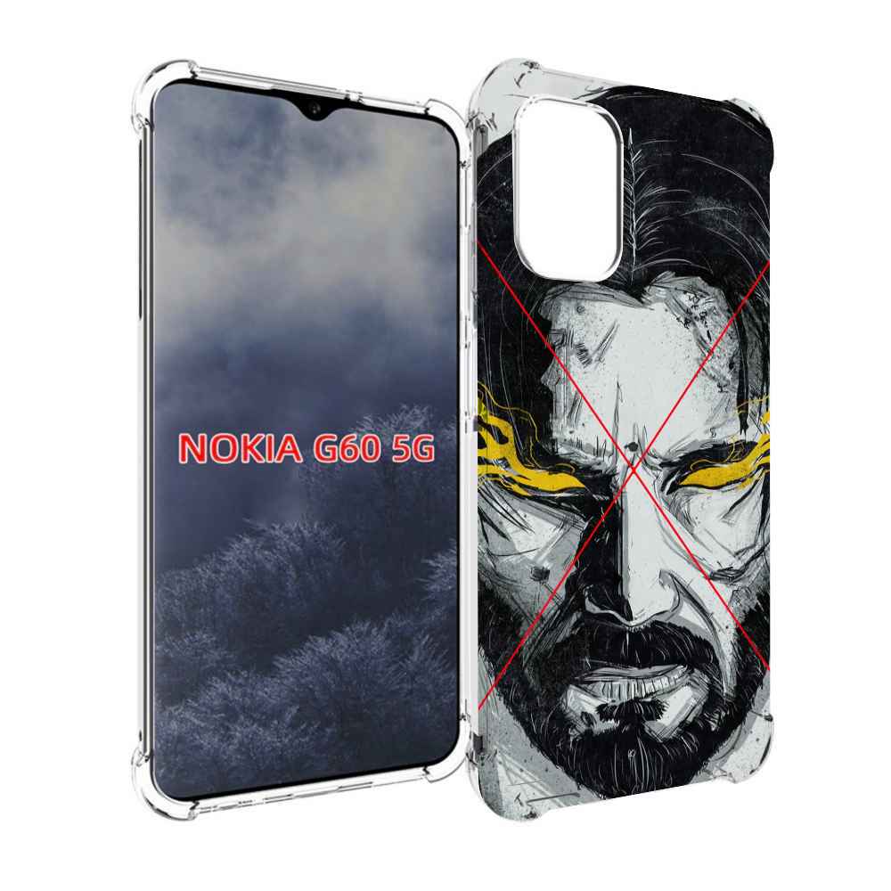 

Чехол MyPads Джон-Уик для Nokia G60 5G, Прозрачный, Tocco