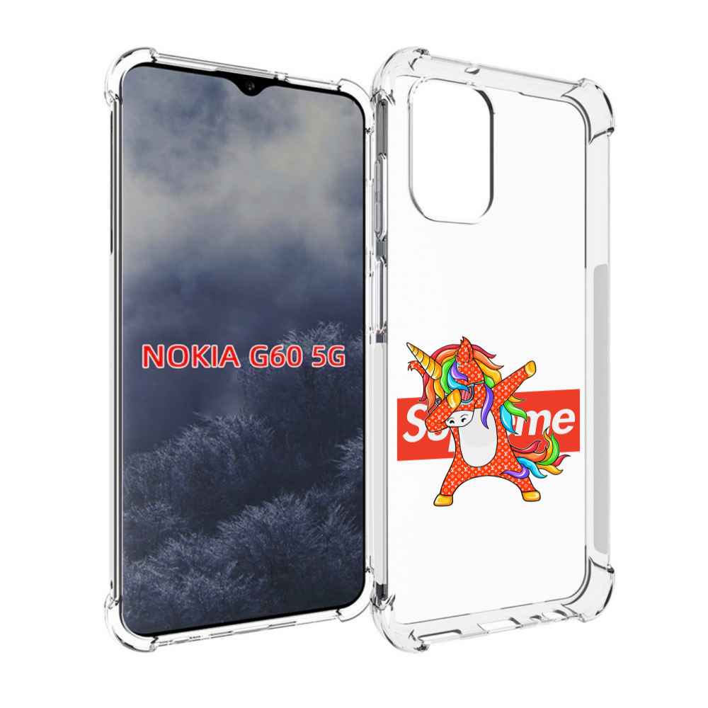 

Чехол MyPads Единорог-суприм для Nokia G60 5G, Прозрачный, Tocco