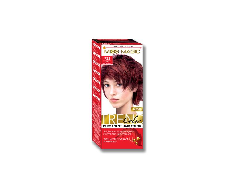 Краска Miss Magic для волос 722 красное дерево светлый салфетки поздравляю 20 шт красное тиснение 25 х 25см