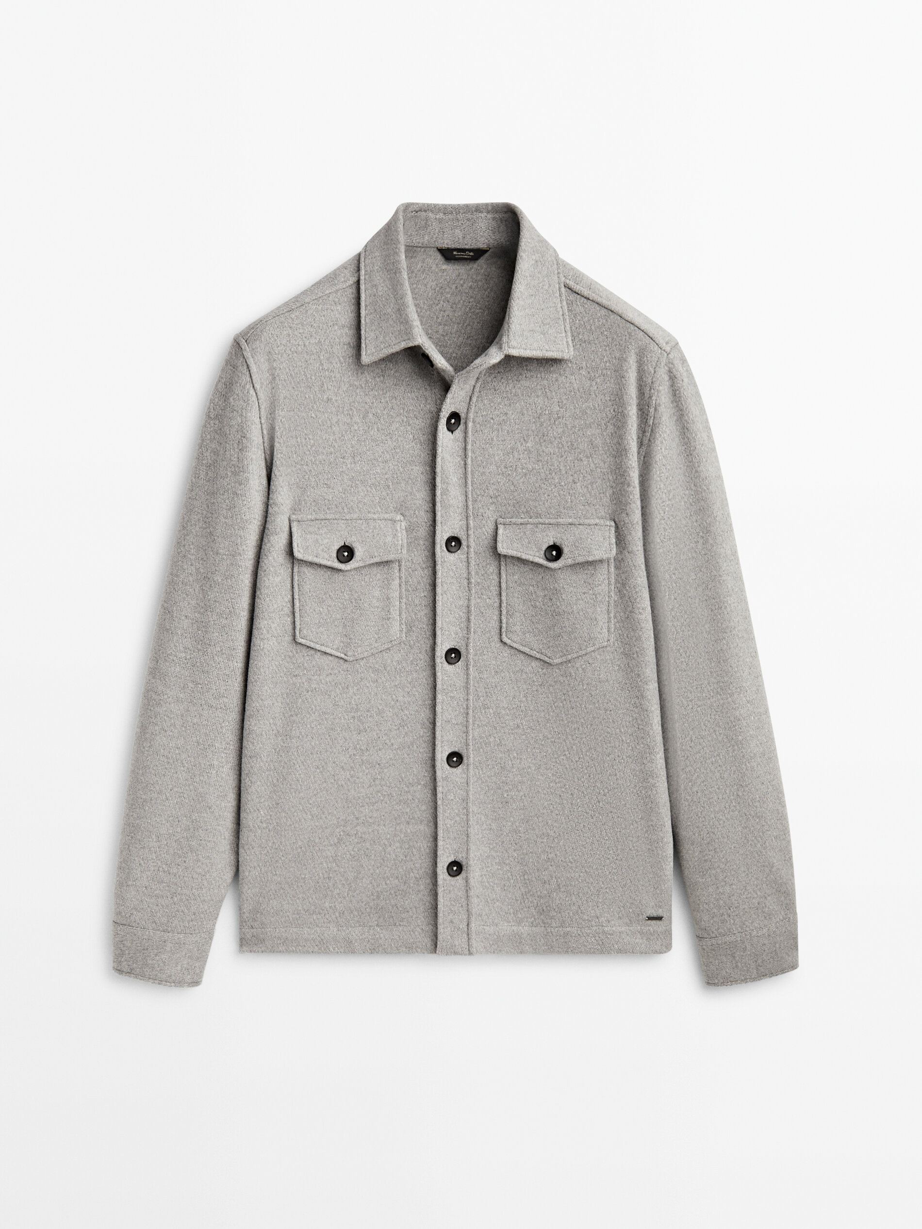 

Рубашка мужская Massimo Dutti 00716288803 серая L, 00716288803