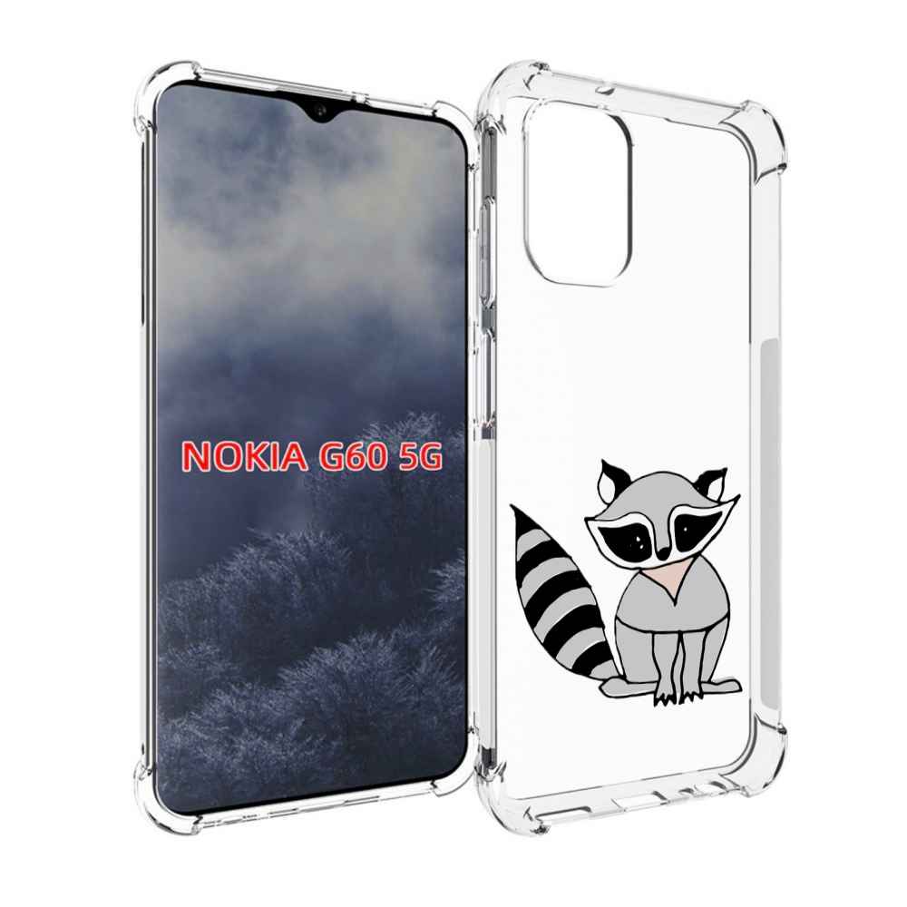 

Чехол MyPads Енотик для Nokia G60 5G, Прозрачный, Tocco