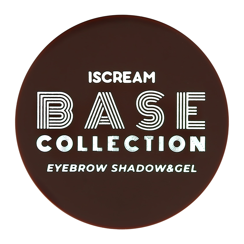 Тени и гель для бровей Iscream Base 2 в 1 тон 02 taupe тени для бровей еyebrow shadow 23005 02 02 1 шт